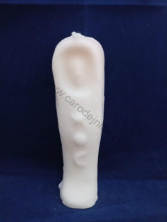 Svíčka figurální - Mumie bílá