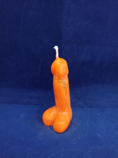 Svíčka Penis oranžový