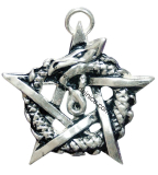 Ouroboros stříbrný - Amulet 