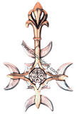 Goetia gotický kříž - Amulet