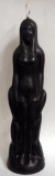 Svíčka figurální Žena černá  