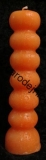 Svíčka figurální Sedmidenní oranžová  