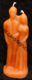 Svíčka figurální Pár oranžový  