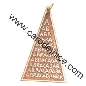 Abraca trojúhelník - Amulet 