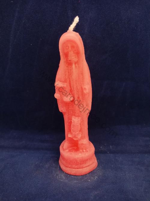 Svíčka figurální - Santisima Muerte růžová
