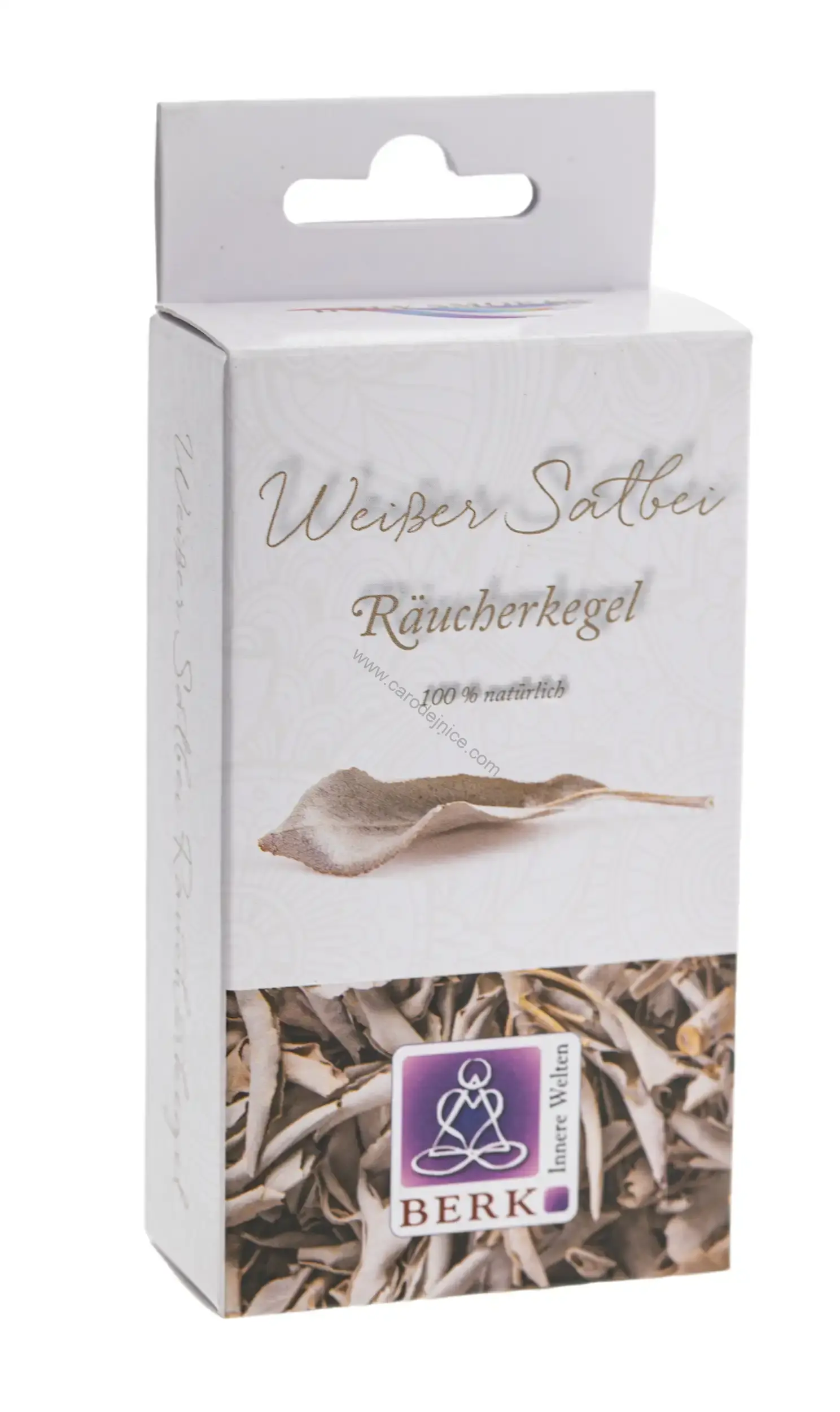 Bílá šalvěj - vonné františky, pyramidky  20g