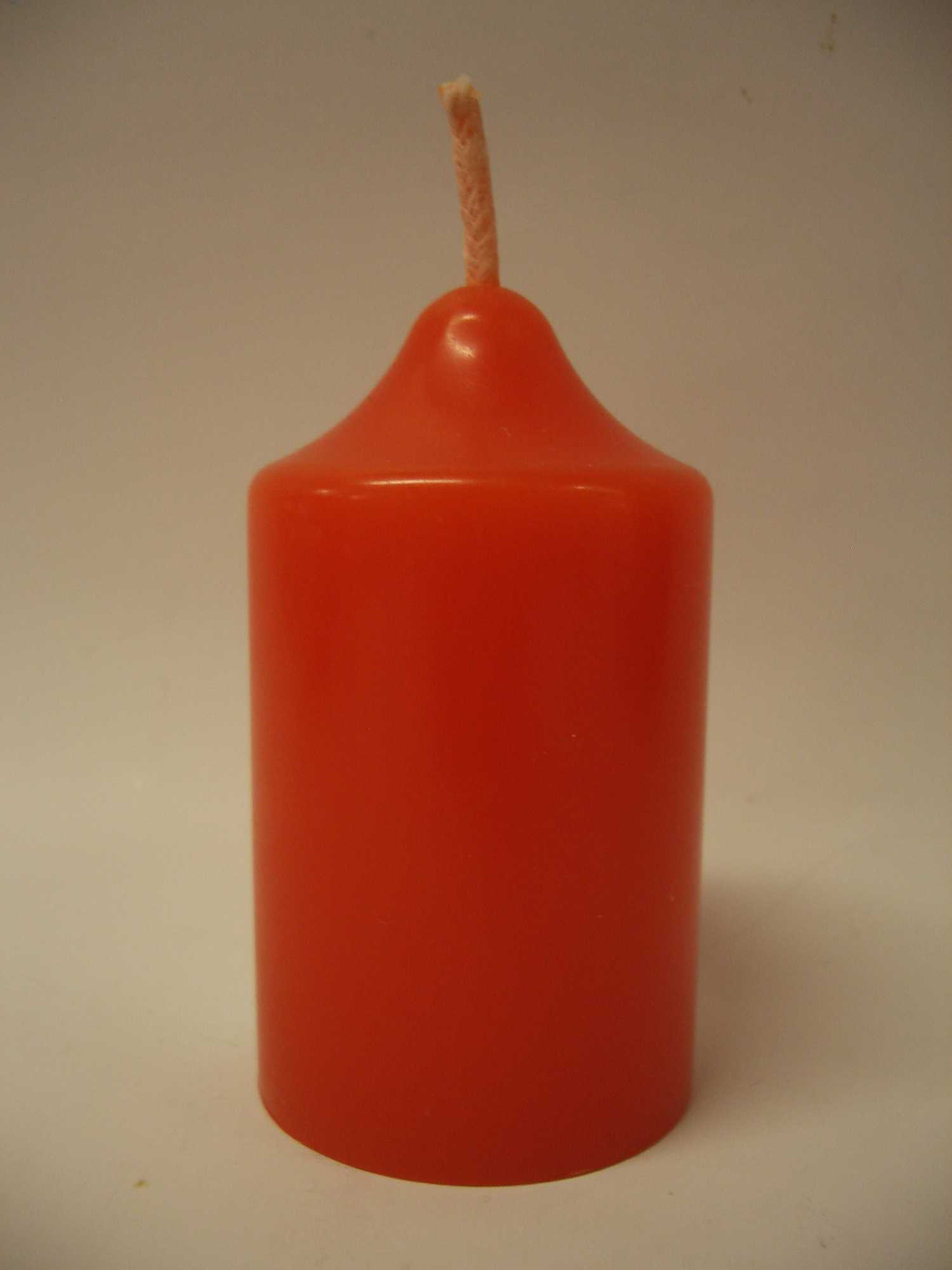 Svíčka malá oranžová  