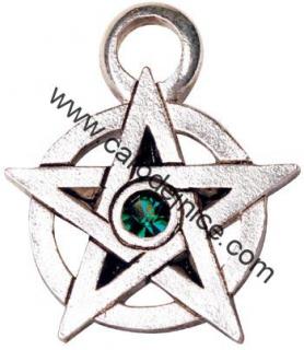 Drahokamový pentagram - Amulet 