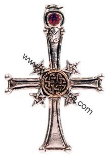Keltský pentagramový kříž - Amulet 