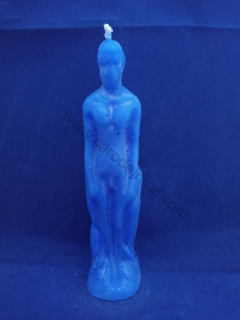 Svíčka figurální Muž modrý  