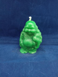 Svíčka figurální Buddha zelený  
