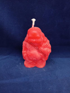 Svíčka figurální Buddha červený  