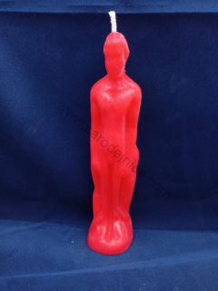 Svíčka figurální Muž červený  