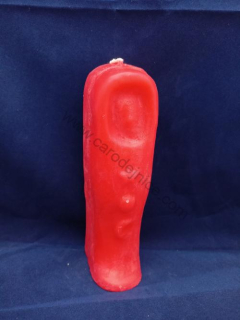 Svíčka figurální Mumie červená  