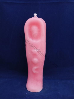 Svíčka figurální Mumie růžová  