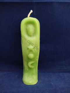 Svíčka figurální Mumie zelená  