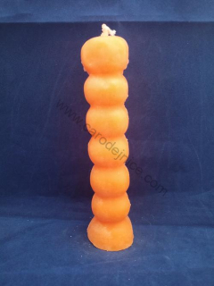 Svíčka figurální Sedmidenní oranžová  