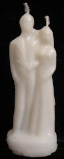 Svíčka figurální Pár bílý  