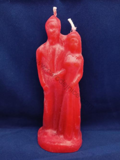 Svíčka figurální Pár červený  