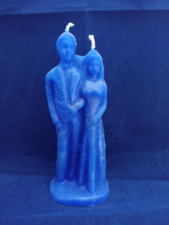 Svíčka figurální Pár modrý  