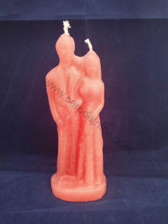 Svíčka figurální Pár růžový  