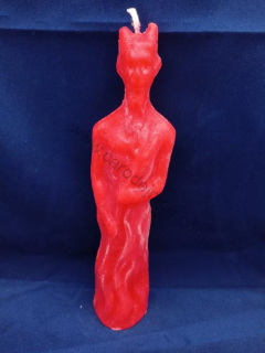 Svíčka figurální Ďábel červený  