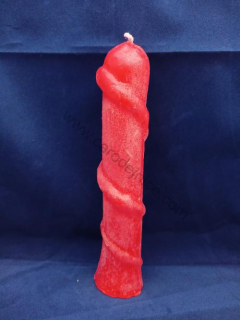 Svíčka figurální Had červený  