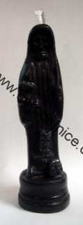 Svíčka figurální Santisima Muerte černá  