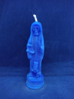 Svíčka figurální Santisima Muerte modrá  