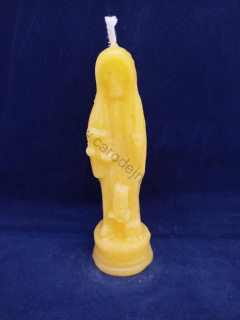 Svíčka figurální Santisima Muerte žlutá  