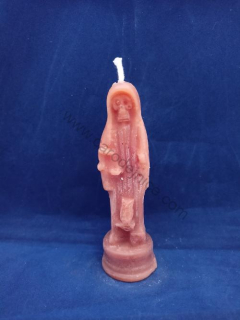 Svíčka figurální Santisima Muerte hnědá  