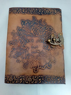 Kožený zápisník - Greenman 20x15cm