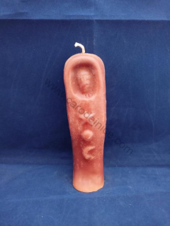 Svíčka figurální - Mumie hnědá