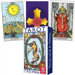A.E.Waite Blue edition MINI - Karty (eng)