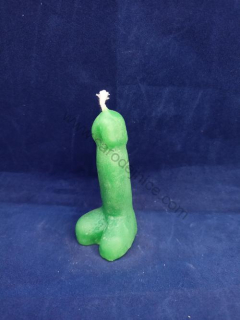 Svíčka Penis zelený
