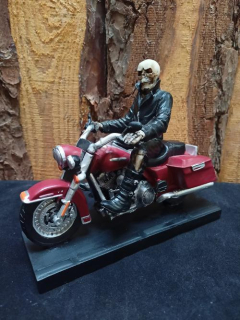 Kostlivec - Motorkář na Harleyi