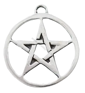 Pentagram - Amulet - postříbřený